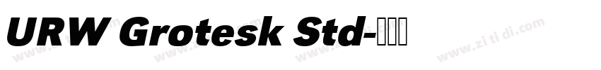 URW Grotesk Std字体转换